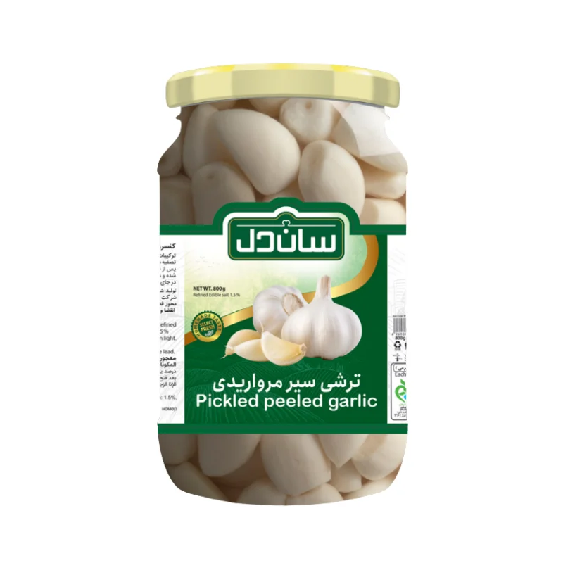 Pickled Peeled Garlic