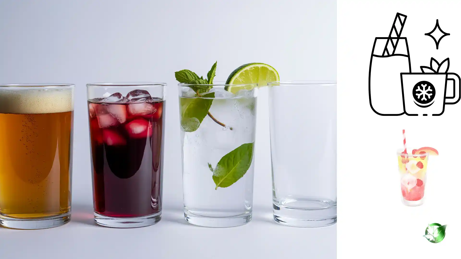 Commercial presentation of Beverages for wholesale product evaluation and buyer review.