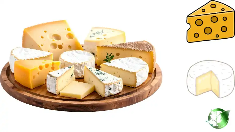 Commercial presentation of Cheese for wholesale product evaluation and buyer review.