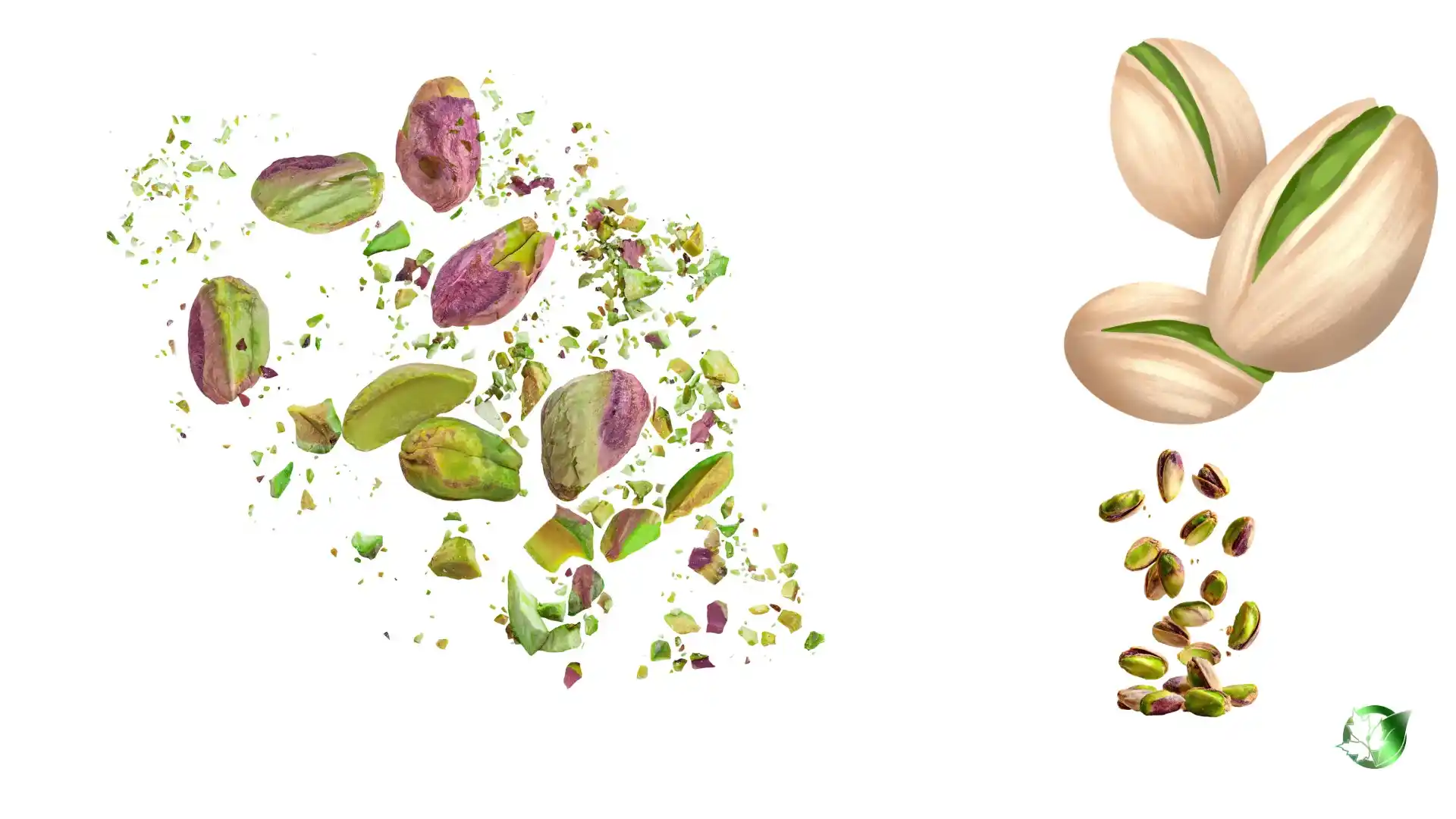 Commercial presentation of Pistachio for wholesale product evaluation and buyer review.