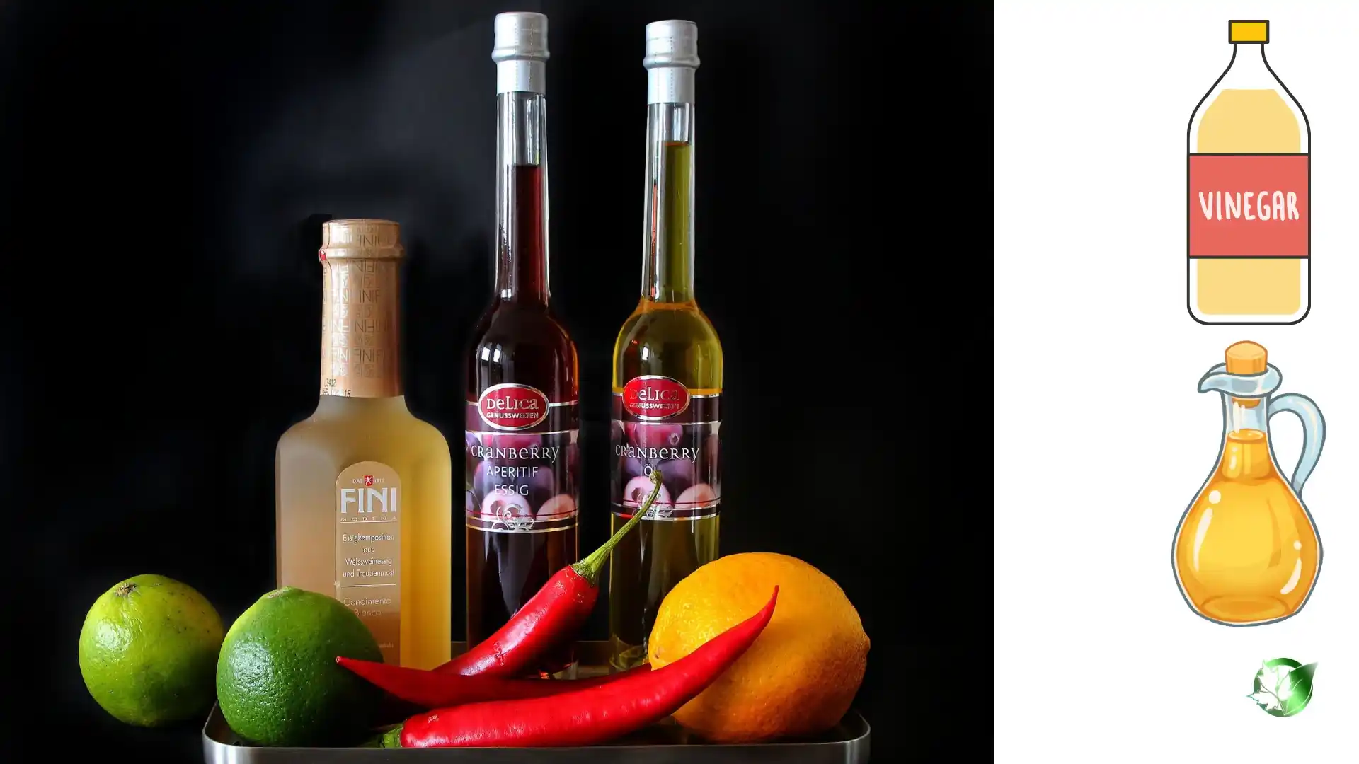 Commercial presentation of Vinegar for wholesale product evaluation and buyer review.