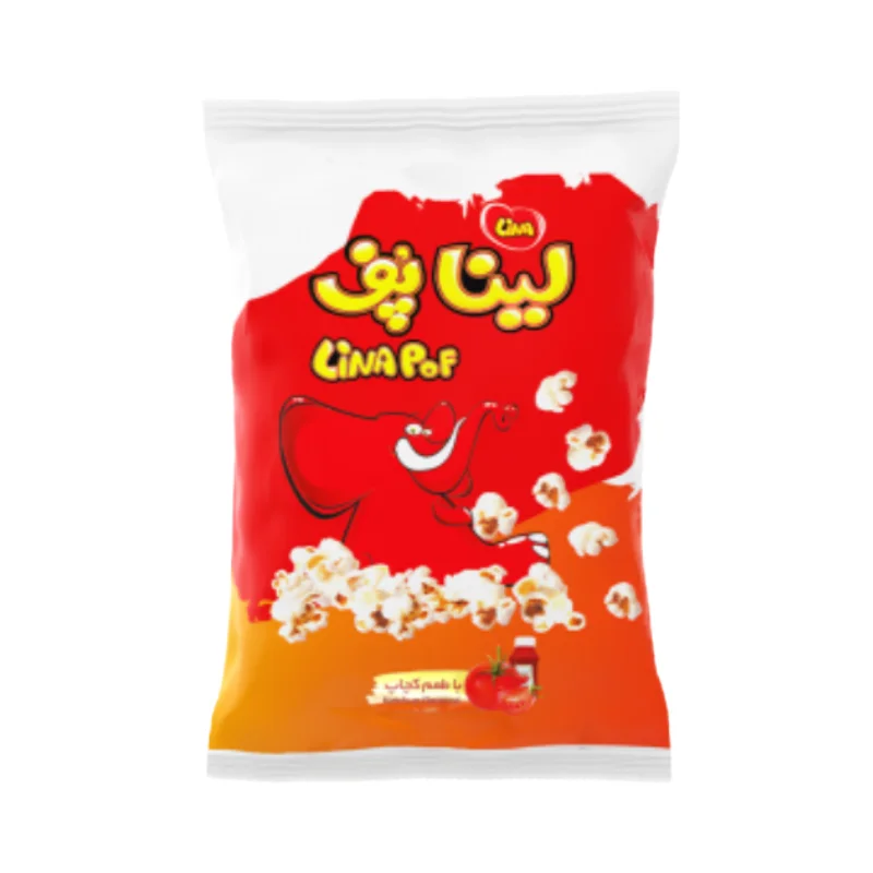 Ketchup Flavor Popcorn Snacks