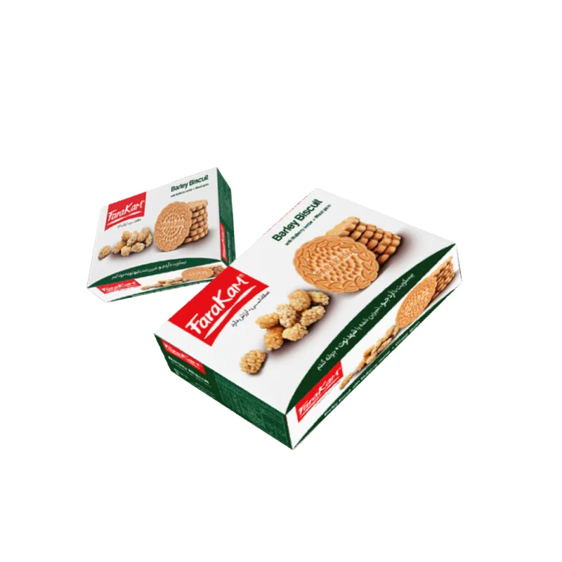 Barley biscuits with wheat germ and berry nectar