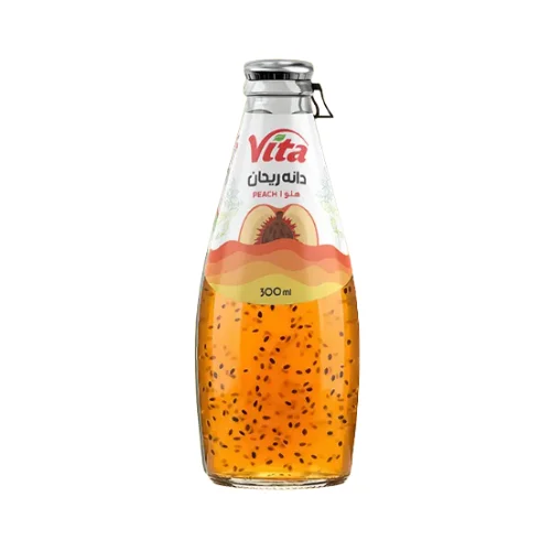 Basil Seed Drink Peach