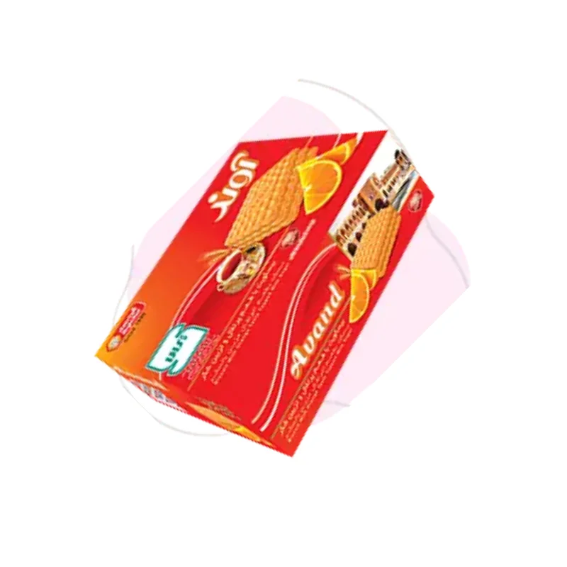 Biscuits with orange flavor and sugar decoration