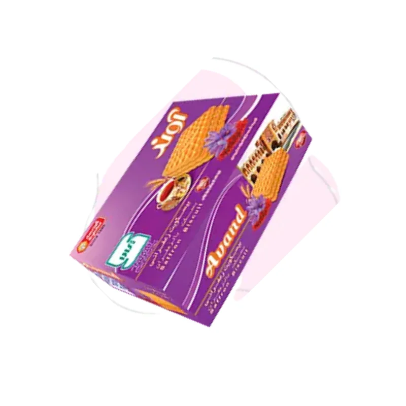 Biscuits with saffron flavor and sugar decoration