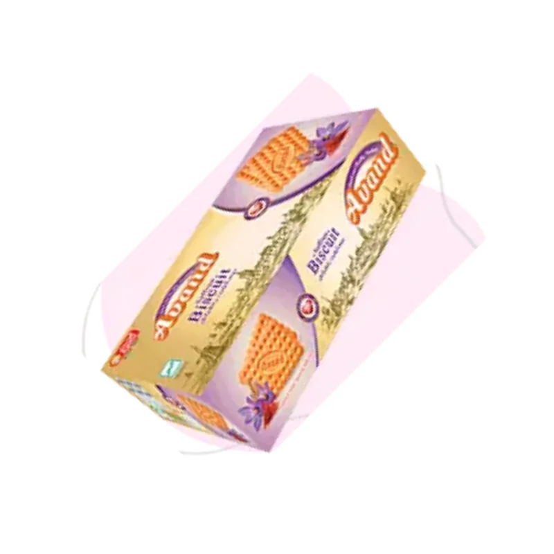 Biscuits with saffron flavor and sugar decoration