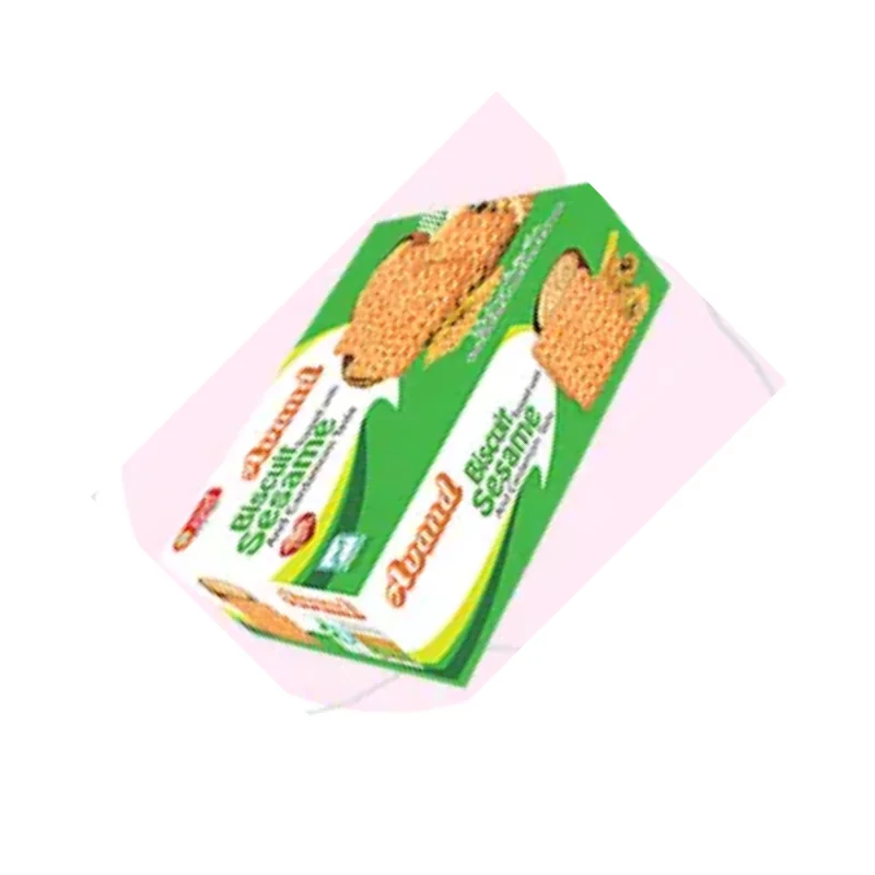 Biscuits with cardamom flavor and sesame decoration