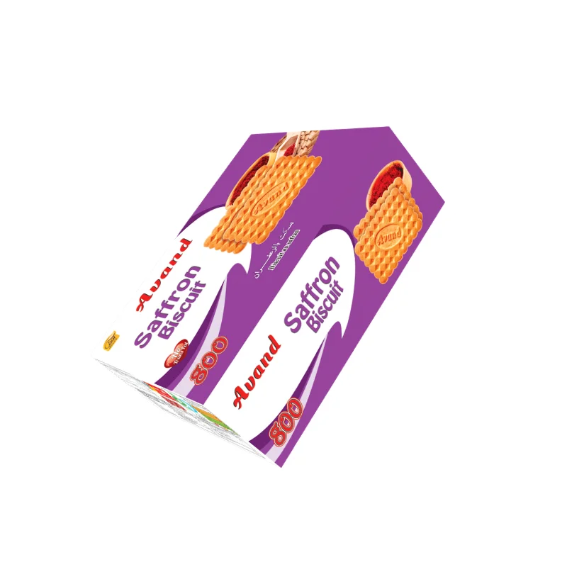 Avand reception biscuits with Avand saffron flavor and sugar decoration