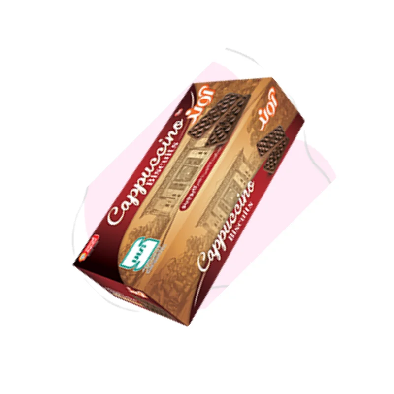 Cocoa biscuits with cappuccino flavor