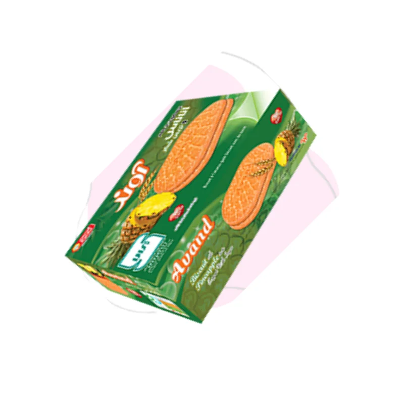Pineapple flavored tongue biscuits