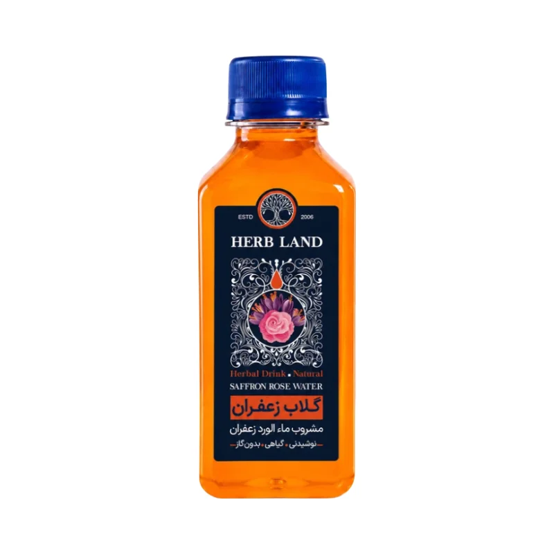 Saffron Rose Water Drink