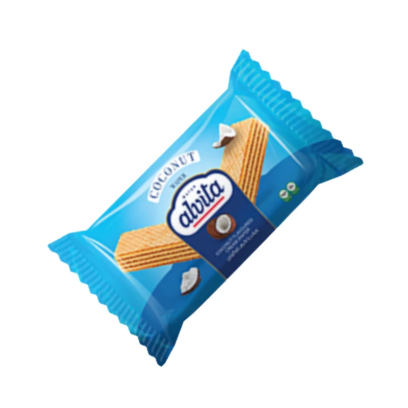 Coconut flavored wafers