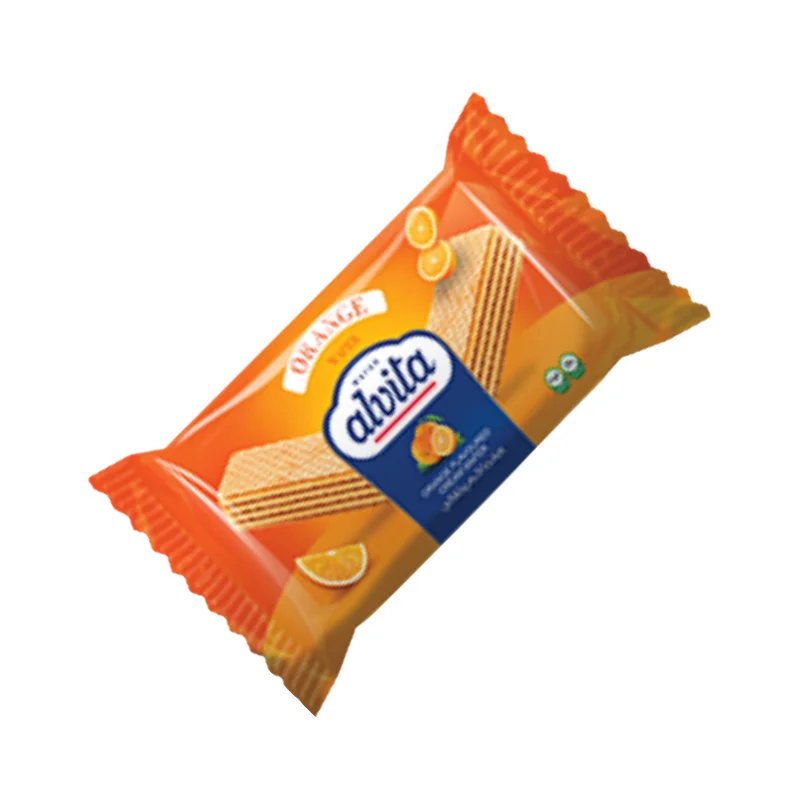 Orange flavored wafer