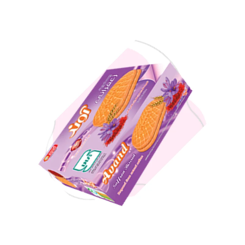 Saffron-flavored tongue biscuits