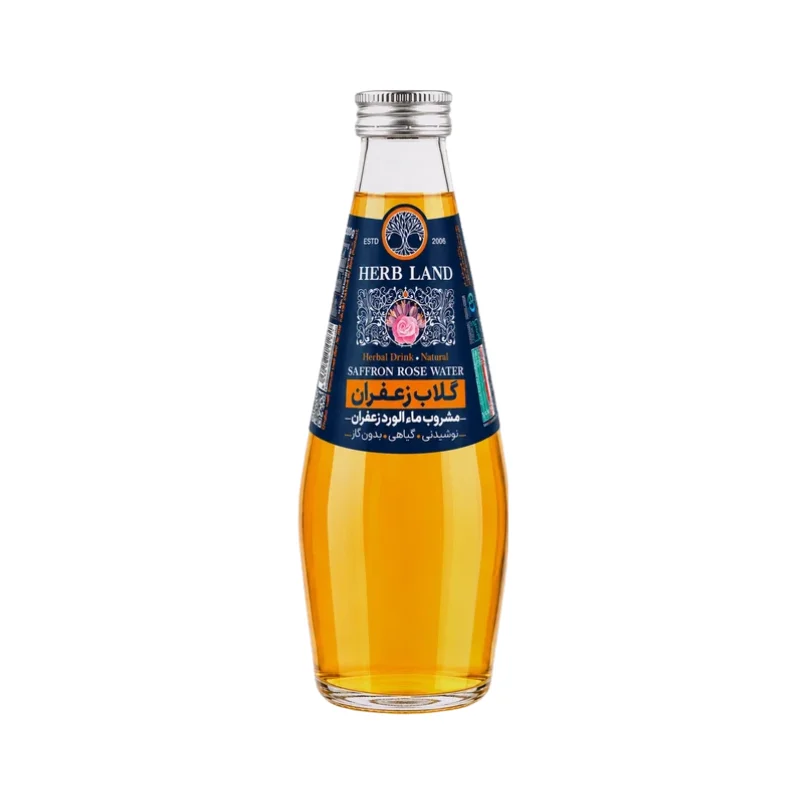 Saffron Rose Water Drink
