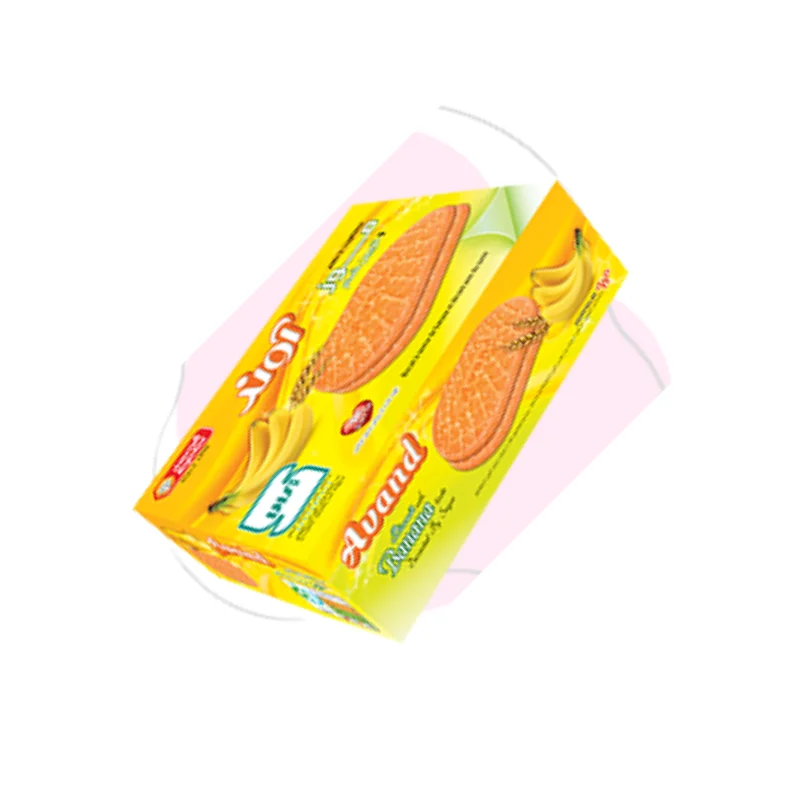 Banana flavored tongue biscuits