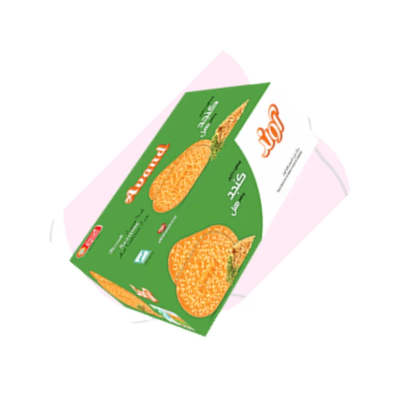 Tongue biscuits with cardamom flavor and sesame decoration