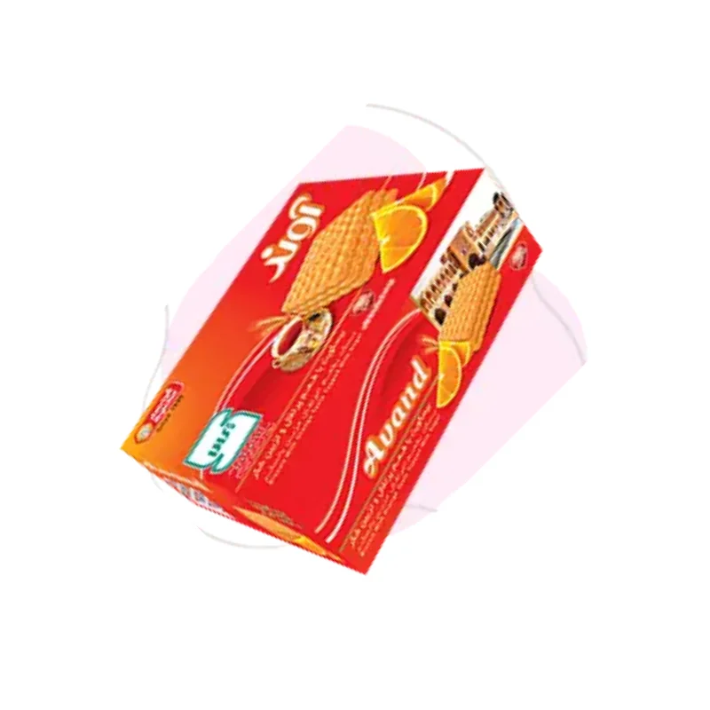 Biscuits with orange flavor and sugar decoration
