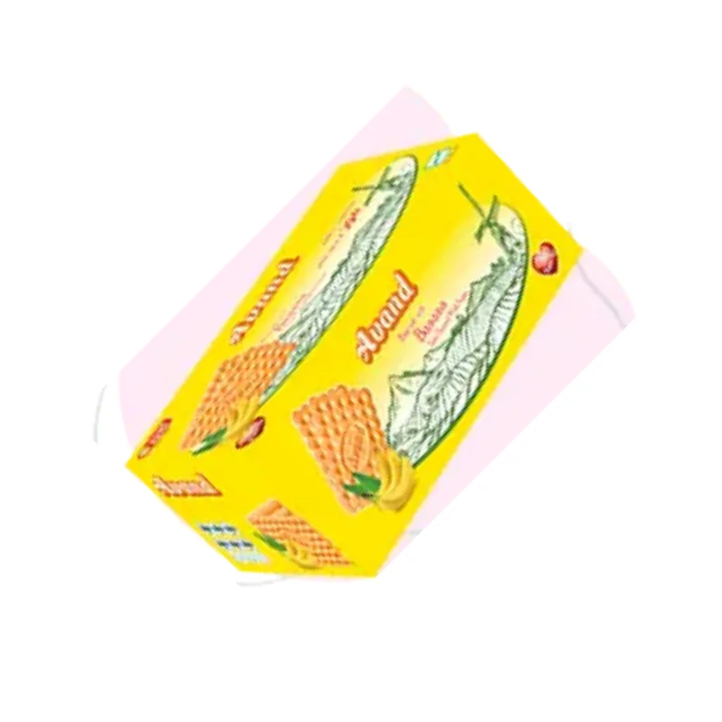 Banana-flavored biscuits with sugar decoration