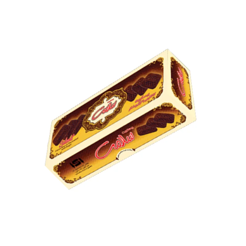 Cocoa biscuits with sugar decoration