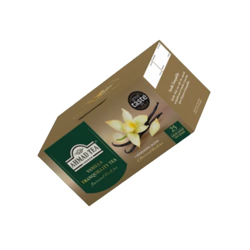 Black tea, vanilla tea bag