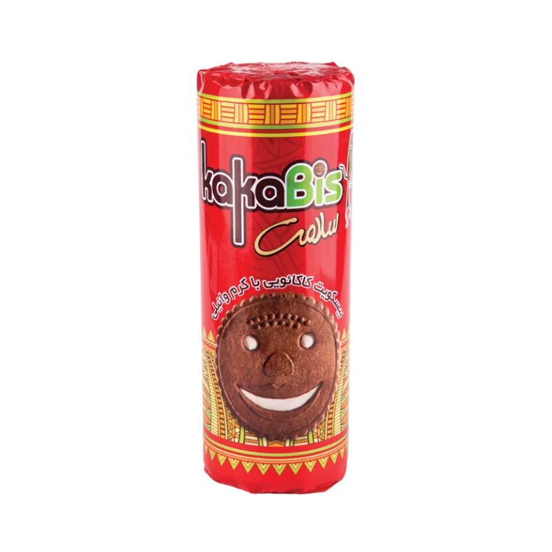 Cocoa biscuits with vanilla cream