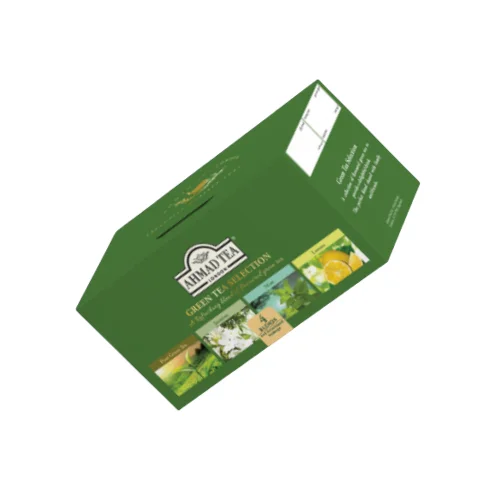 Selected Green Tea, Lemon, Mint, Jasmine, Aluminum Pouch Tea Bag