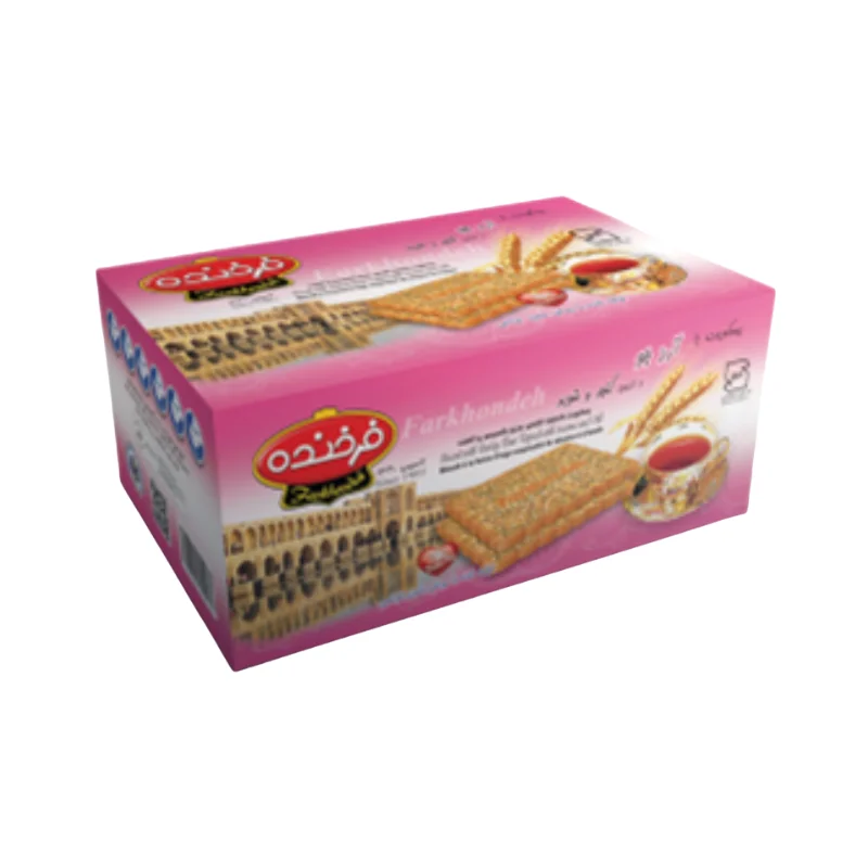 Barley Flour Biscuit with Sesame and Dill Decoration