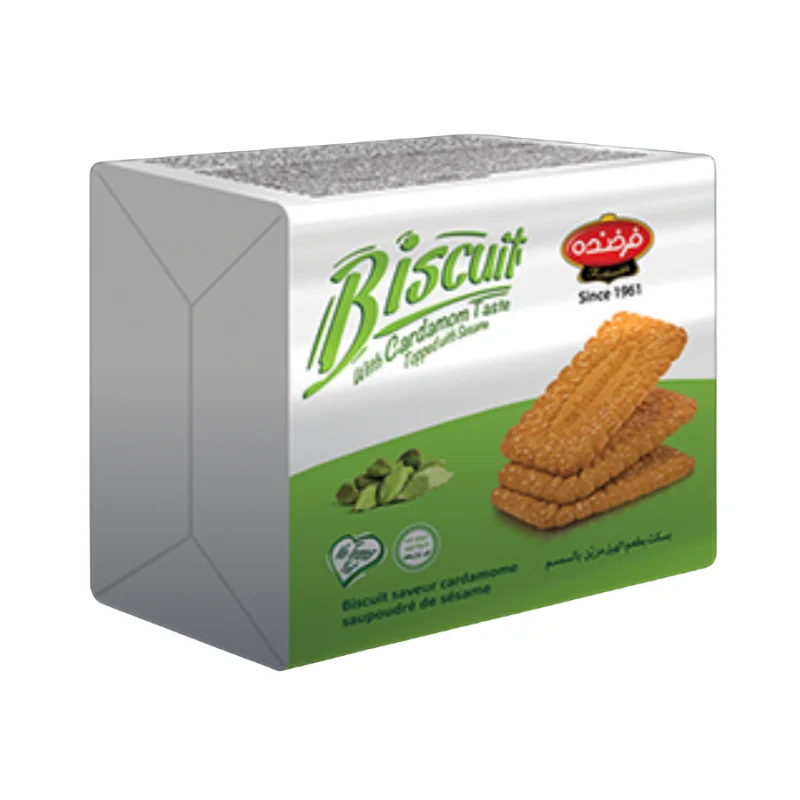 biscuits with cardamom flavor and sesame decoration