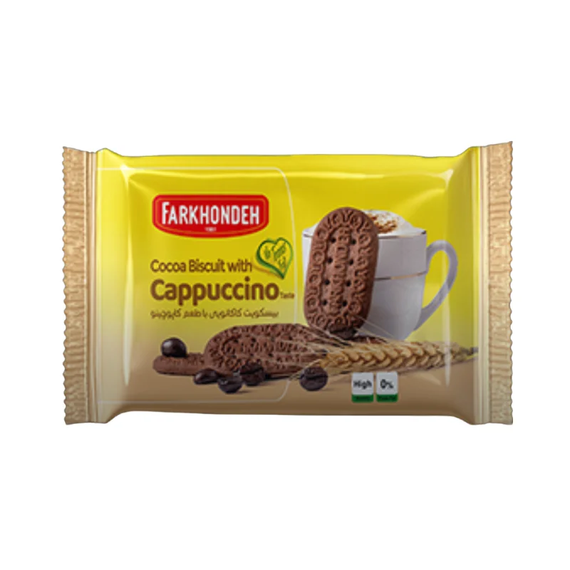 Biscuits with cappuccino flavor