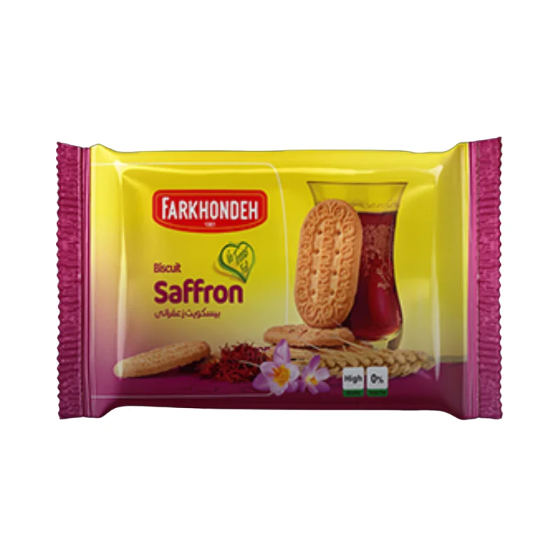 Biscuits with saffron flavor
