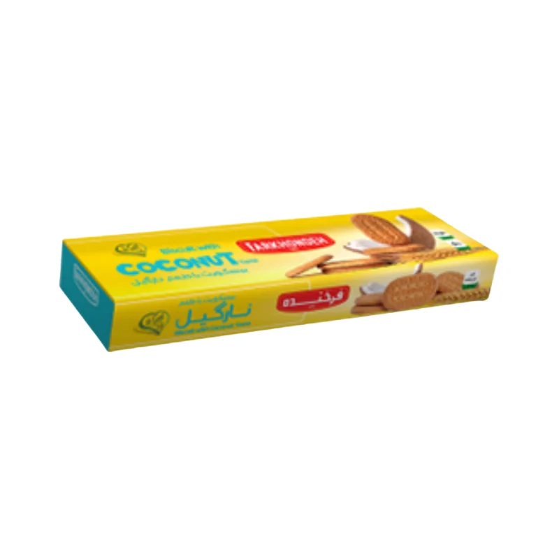 Biscuits with coconut flavor