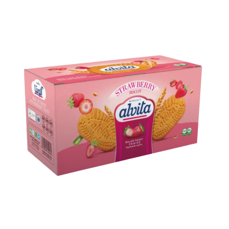 Strawberry reception biscuits