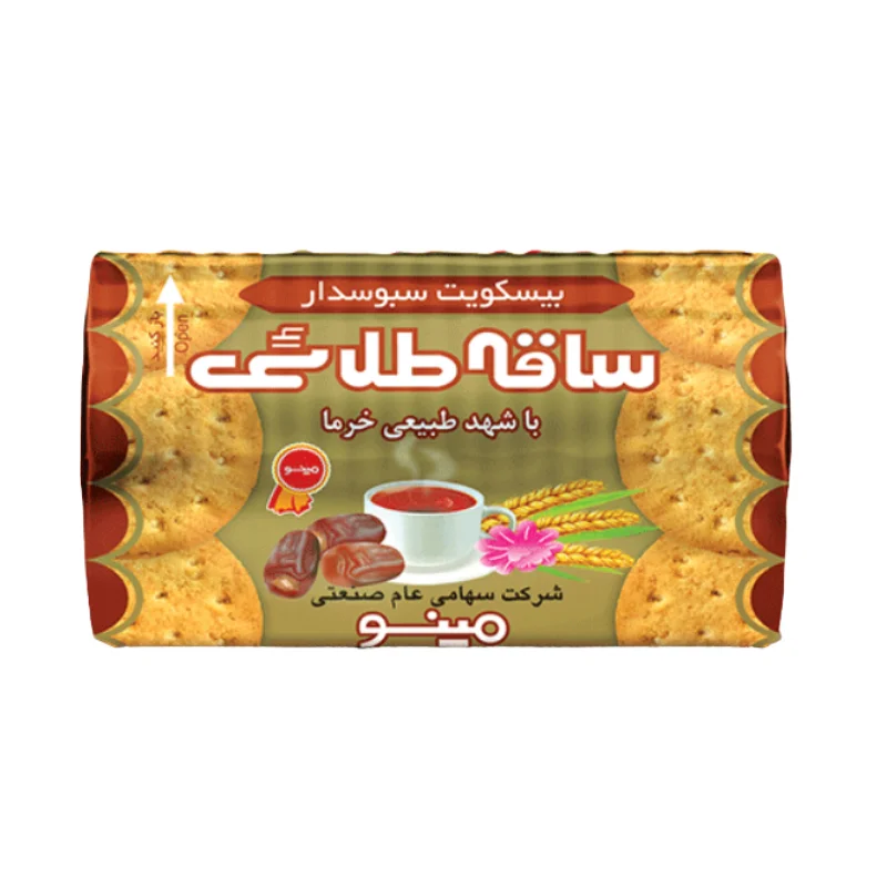Wheat Bran Biscuit With Date Syrup