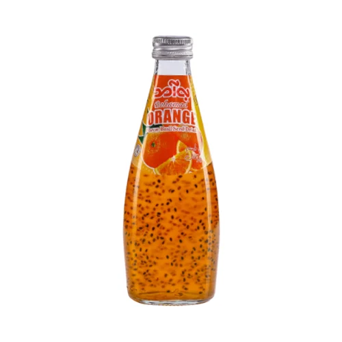 Orange glass syrup seeds