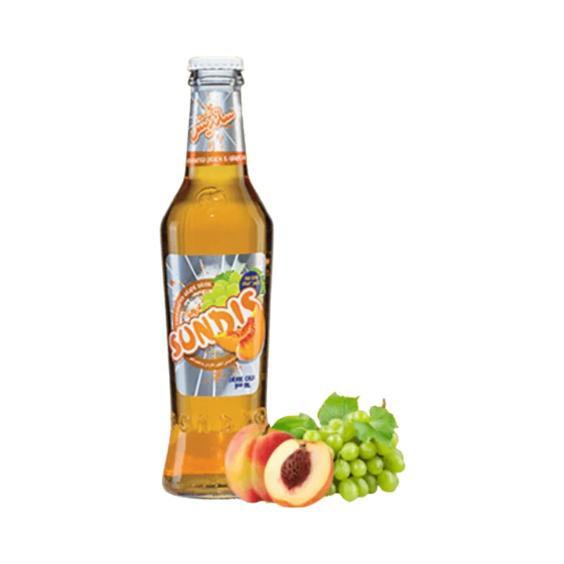 Sparkling peach-flavored Grape Drink