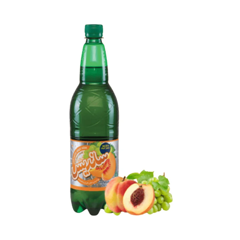 Peach-flavored carbonated Grape Drink