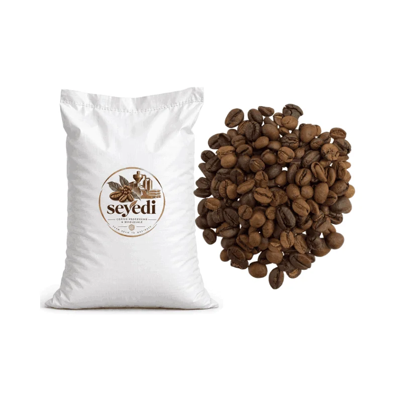 70% Indonesian EK1 Robusta, 15% Brazilian Rio Arabica, and 15% Kenyan Arabica.