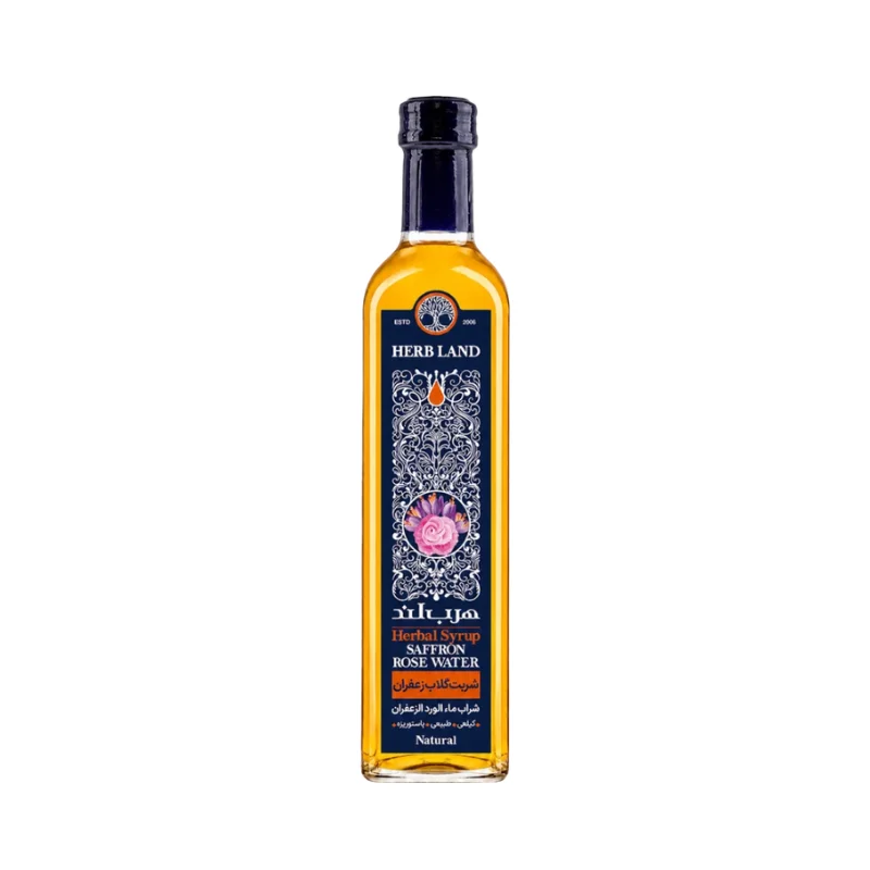 Saffron Rose Water Syrup